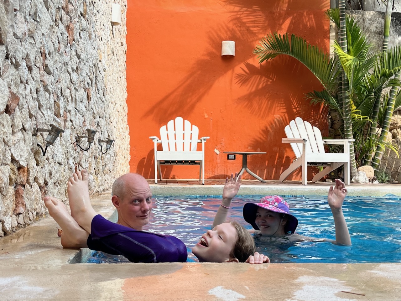 Pool at Luz en Yucatan